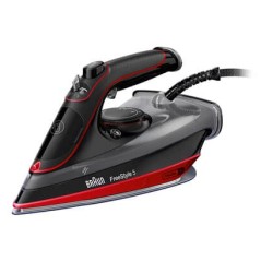Braun TexStyle 5 SI 5057 RD Steam Iron 2700W Black - Powerful, Efficient & Easy Gliding!